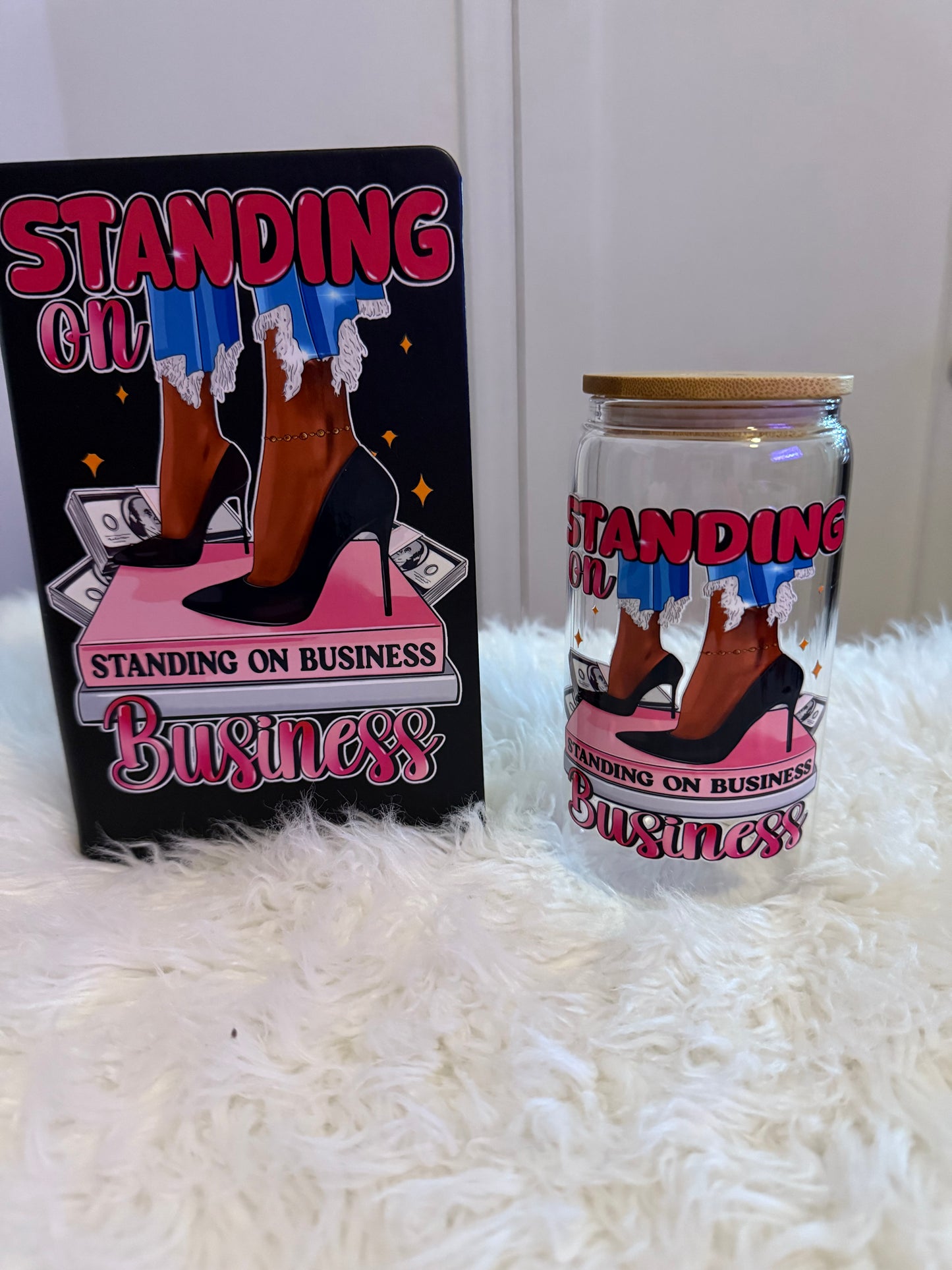 A  JuCee Journals & matching Libby cup