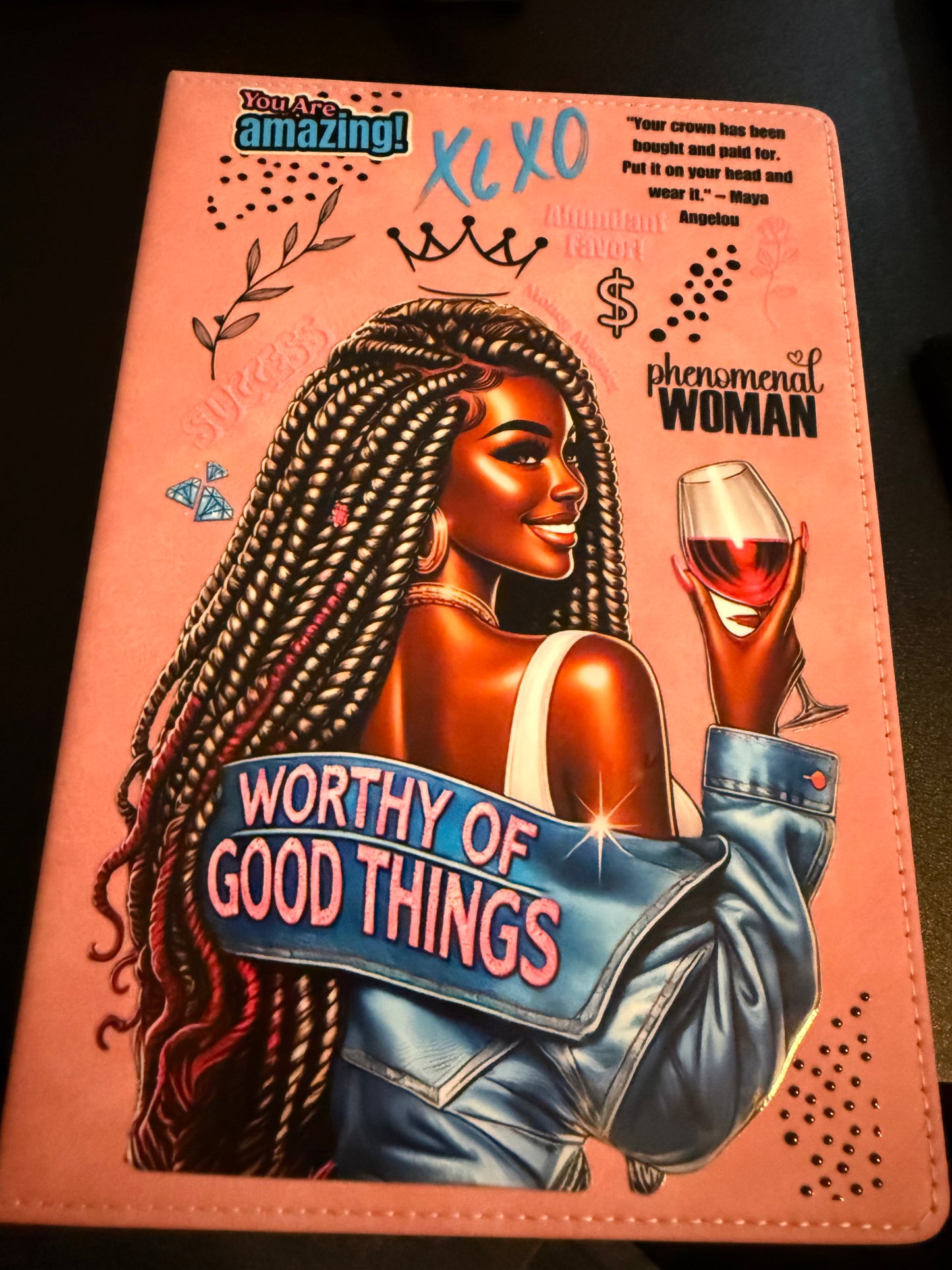 A  JuCee Journals & matching Libby cup